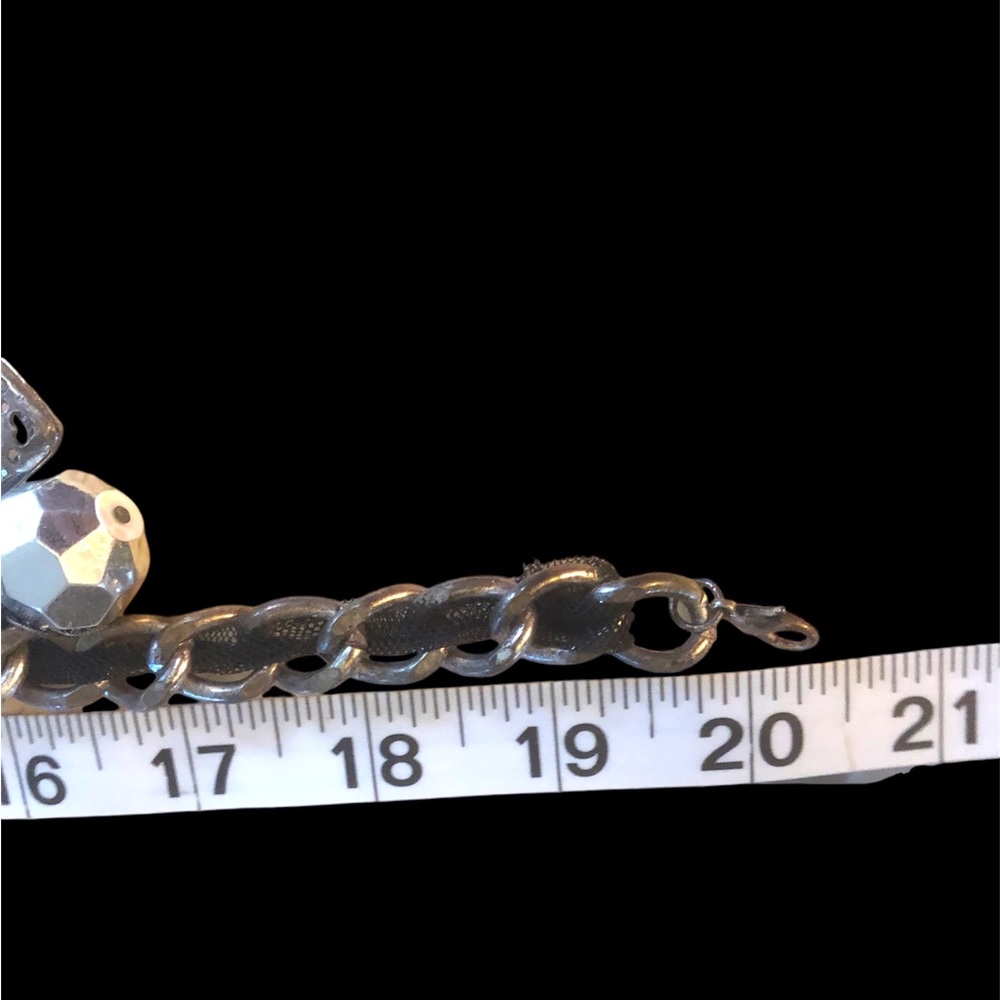Punk Goth or‎ Vampire Goth Vintage Black Ribbon Crosses Dangle Necklace - Picture 10 of 14